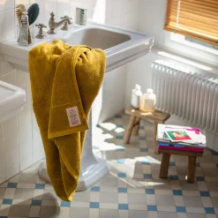 Serviette de bain en éponge - Vert du Péloponnèse