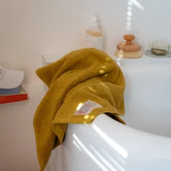 Serviette de bain en éponge - Vert du Péloponnèse