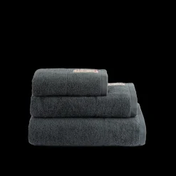 Serviette de bain en éponge - Bleu Pétrole