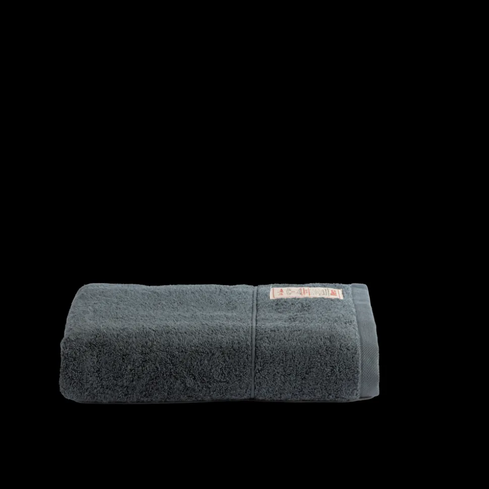Serviette de bain en éponge - Bleu Pétrole