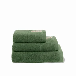 Serviette de bain en éponge - Vert d'Anduze
