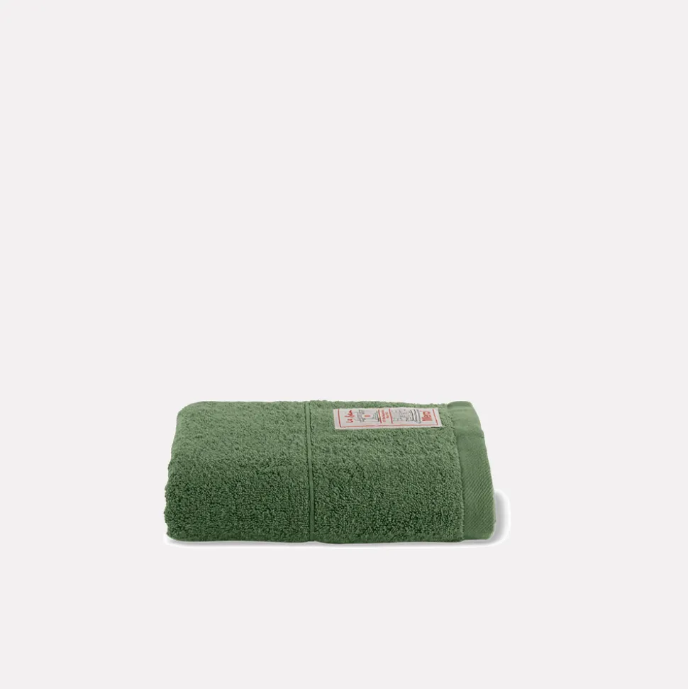 Serviette de bain en éponge - Vert d'Anduze