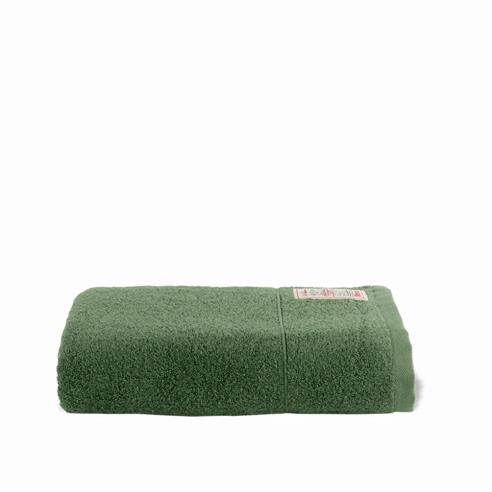 Serviette de bain en éponge - Vert d'Anduze