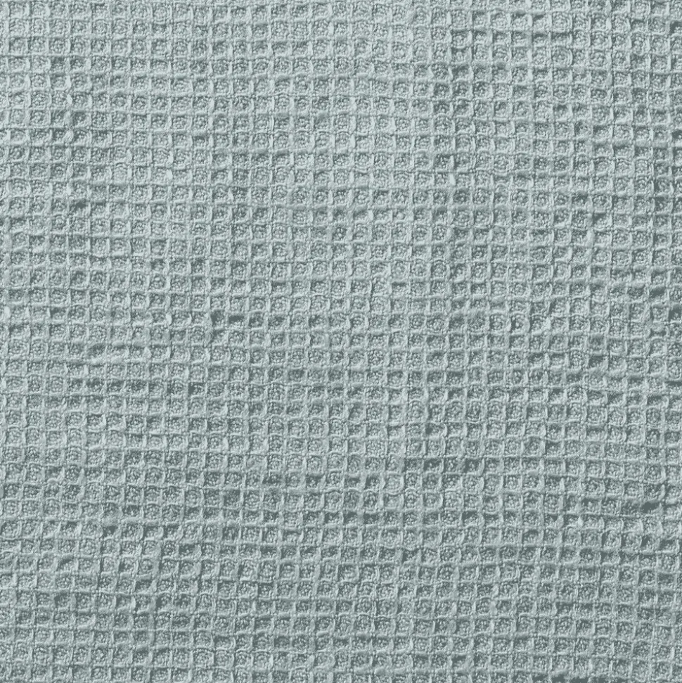 Serviette de bain invité en lin - Nid d'abeille - Gris Vésuve