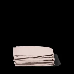 Serviette de table en lin lavé - Beige Rosé