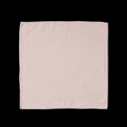 Serviette de table en lin lavé - Beige Rosé