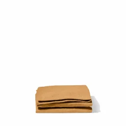 Serviette de table en lin lavé - Jaune Asahi