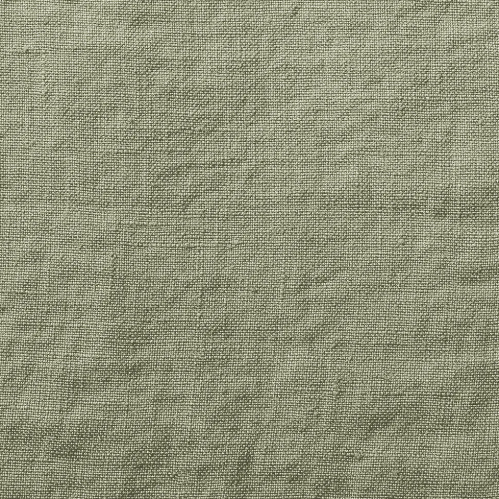 Serviette de table en lin lavé - Vert Komorebi