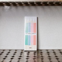 Set de 4 bougies Geometry - Clair