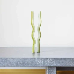 Set de 2 bougies Wiggle - Vert