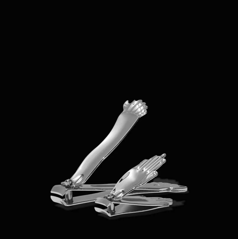 Set de 2 coupe-ongles pour mains et pieds - Argenté