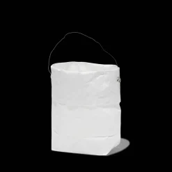 Set de 4 lanternes en papier - Blanc et argenté