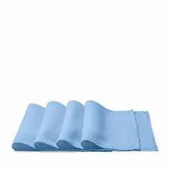 Set de table en lin lavé - Bleu Tyrrhénien