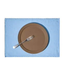 Set de table en lin lavé - Bleu Tyrrhénien