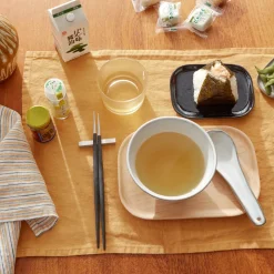 Set de table en lin lavé - Jaune Asahi