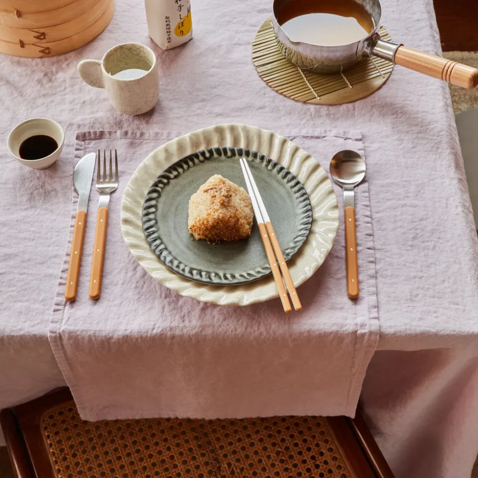 Set de table en lin lavé - Parme Fuji Iro