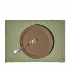 Set de table en lin lavé - Vert Komorebi