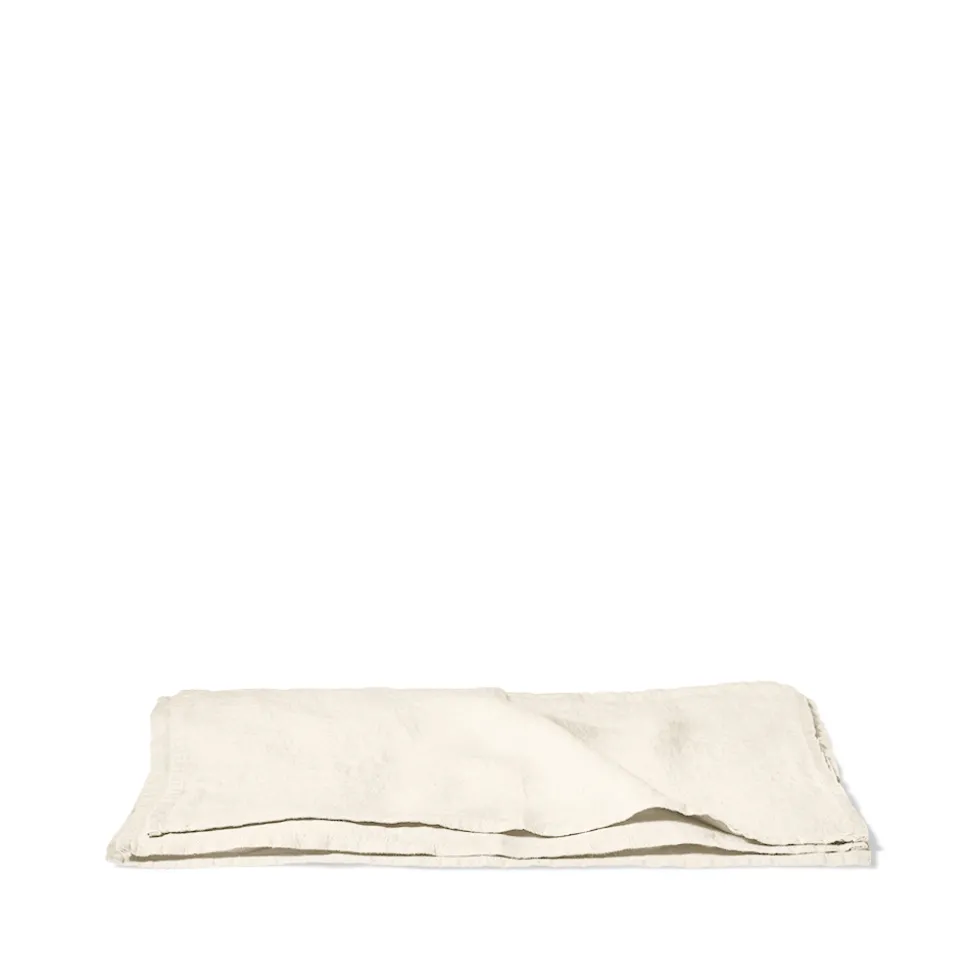 Set de table en lin lavé - Blanc Gres