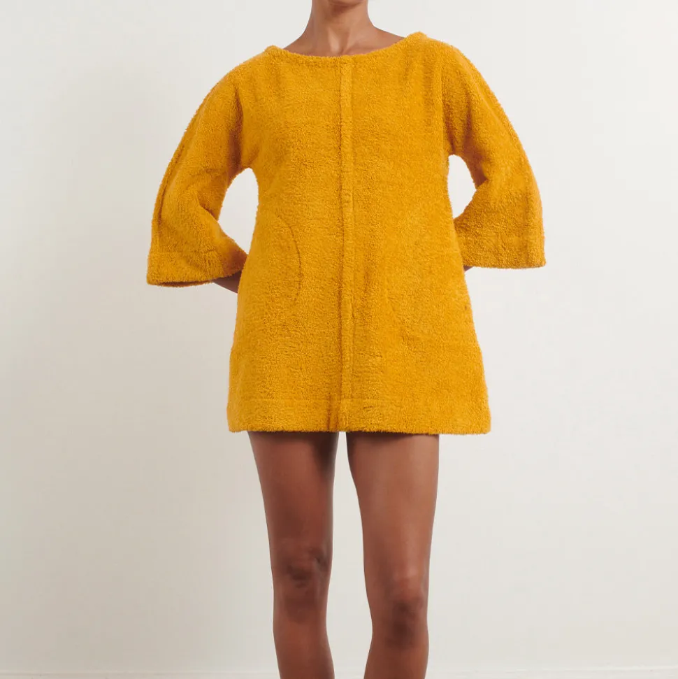 Simone Fan - Robe The Mini Dress - Jaune