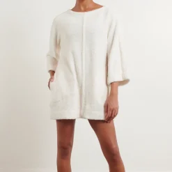 Simone Fan - Robe The Mini Dress - Ecru