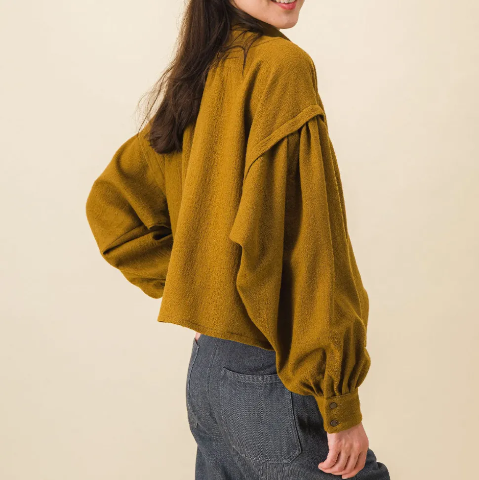 SIXSOEURS - Blouse Arlette - Marron