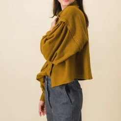SIXSOEURS - Blouse Arlette - Marron