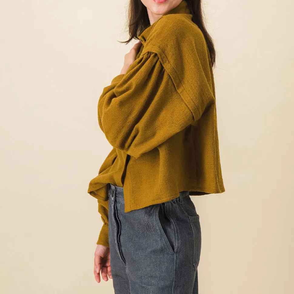 SIXSOEURS - Blouse Arlette - Marron