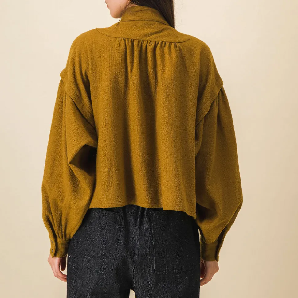 SIXSOEURS - Blouse Arlette - Marron