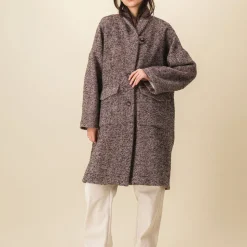 SIXSOEURS - Manteau Albertine - Marron