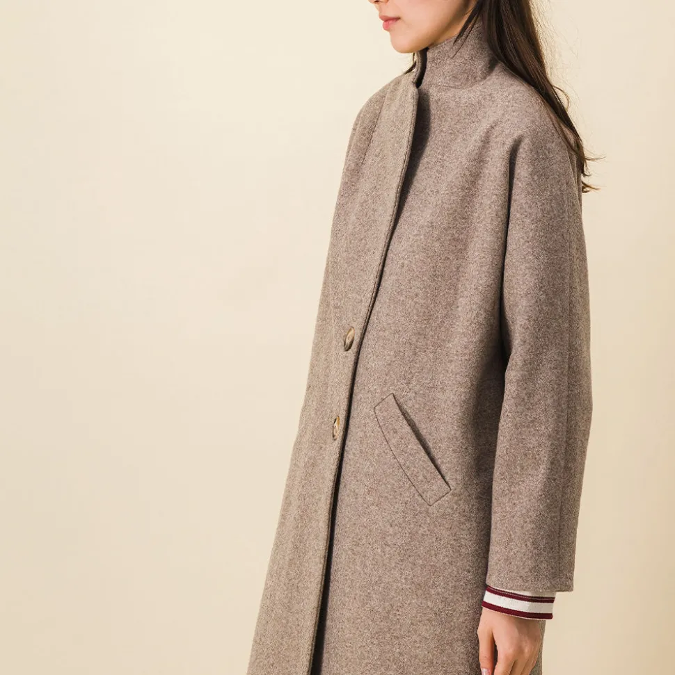 SIXSOEURS - Manteau Alexandra - Beige