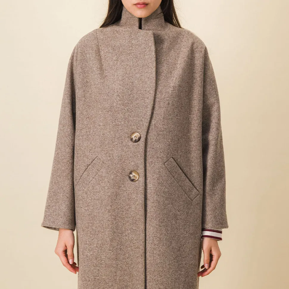 SIXSOEURS - Manteau Alexandra - Beige
