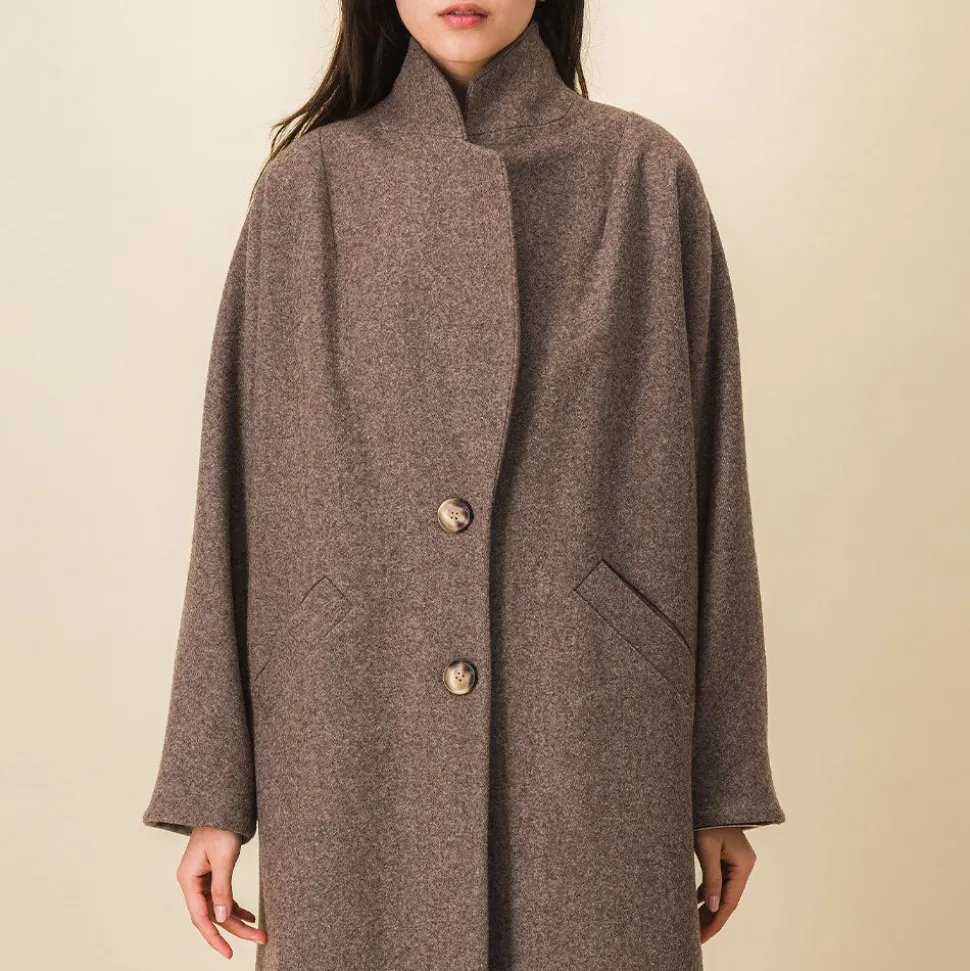 SIXSOEURS - Manteau Alexandra - Beige