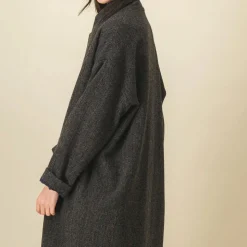 SIXSOEURS - Manteau Clotilde - Noir/Vert