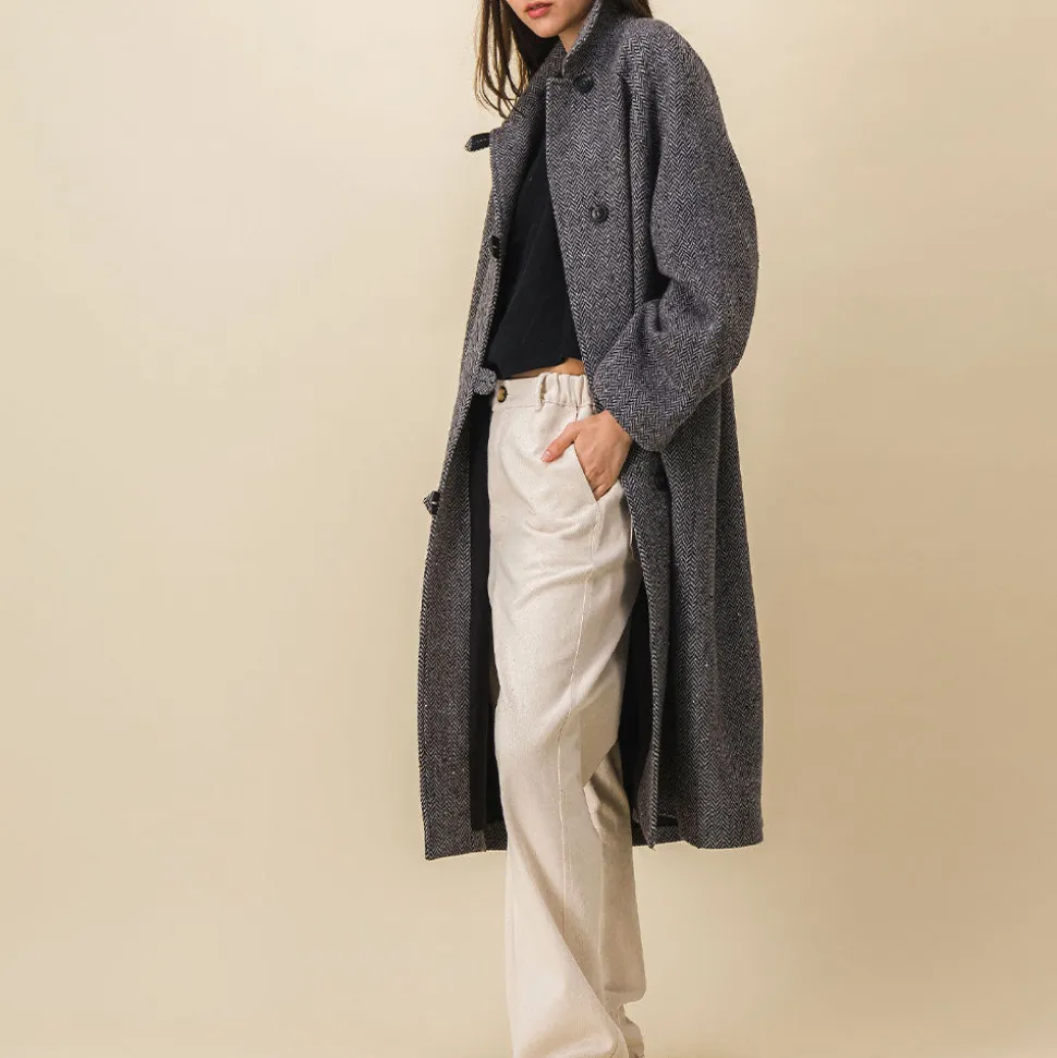 SIXSOEURS - Manteau Odile - Gris