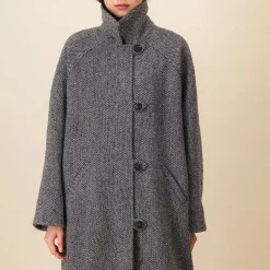 SIXSOEURS - Manteau Odile - Gris