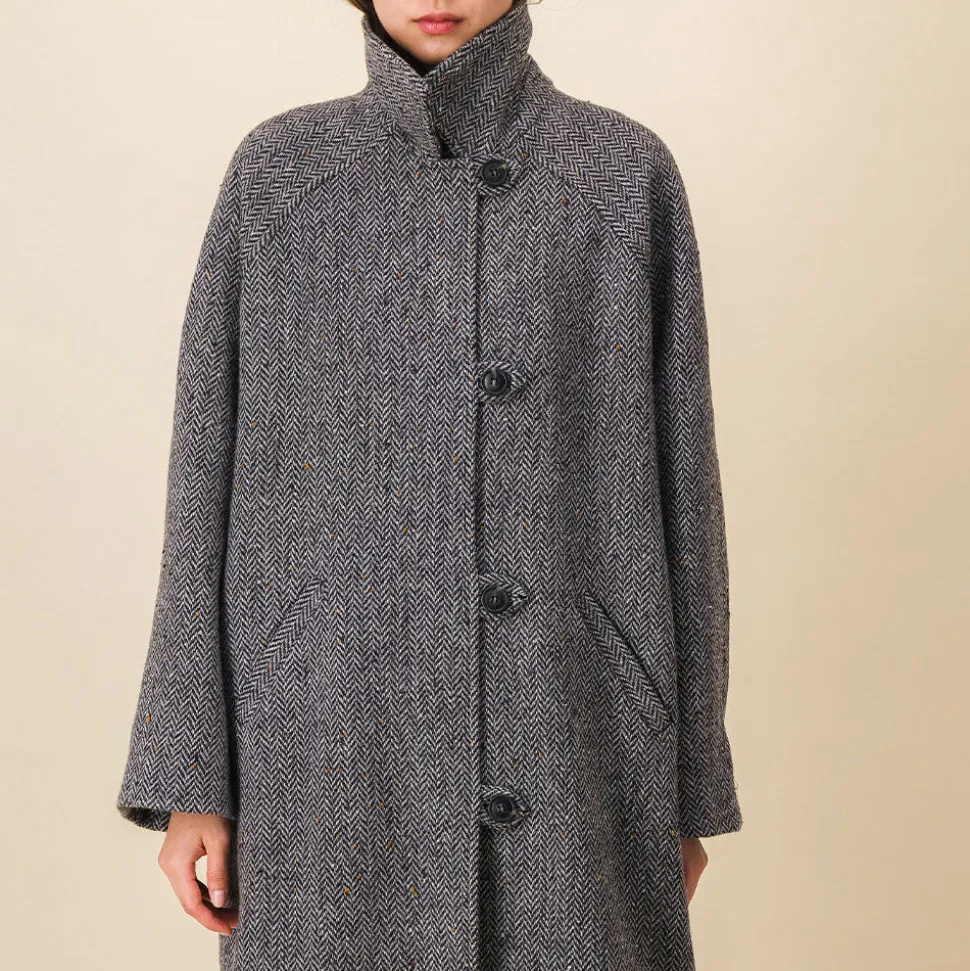 SIXSOEURS - Manteau Odile - Gris