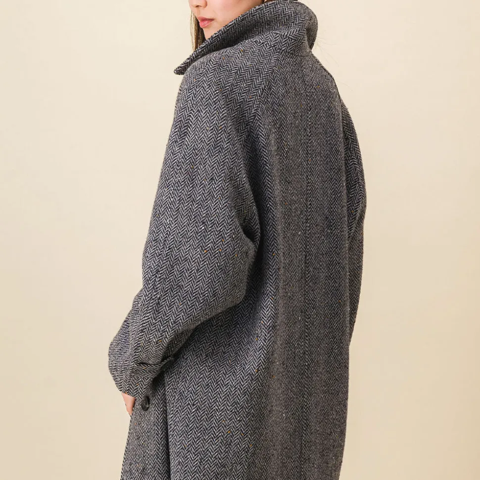 SIXSOEURS - Manteau Odile - Gris