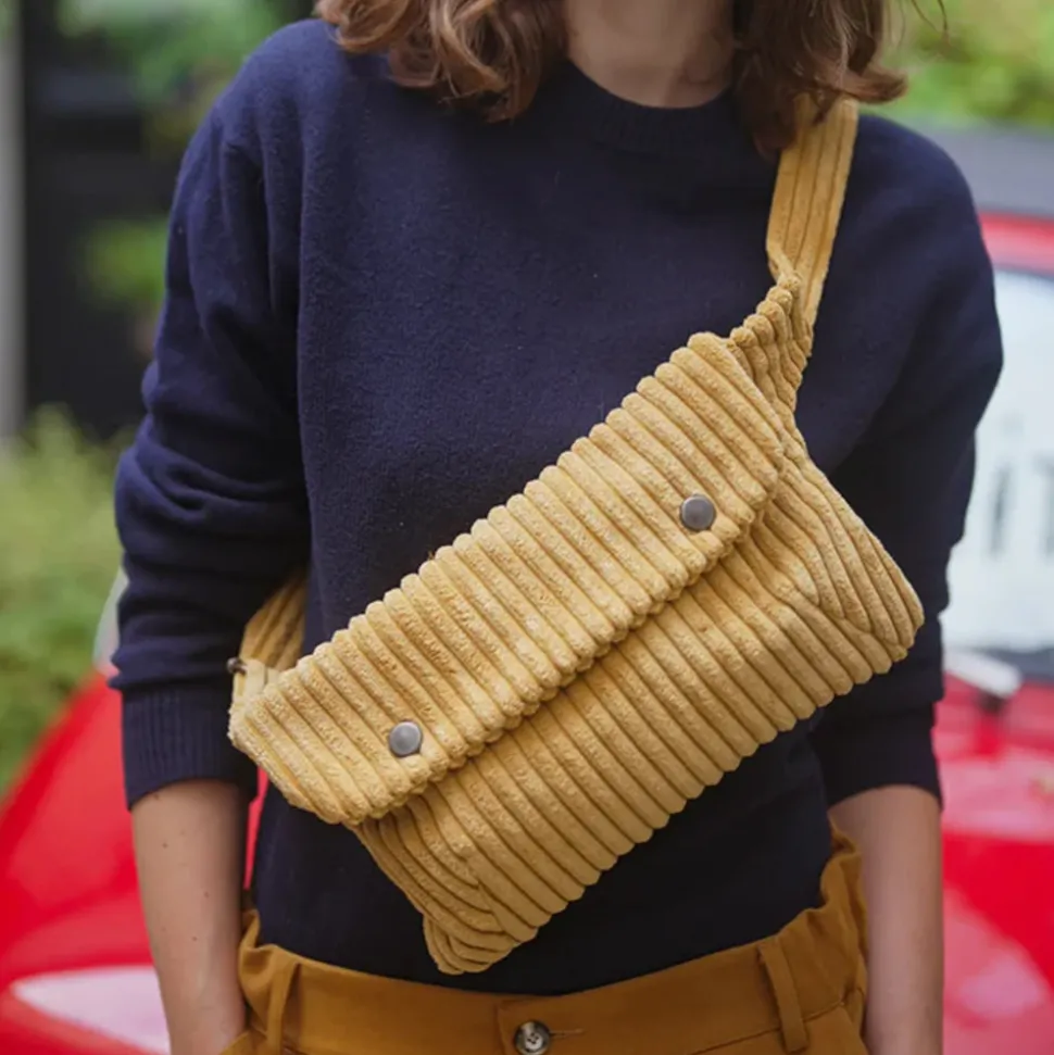 SIXSOEURS - Sac Banane XL - Ocre
