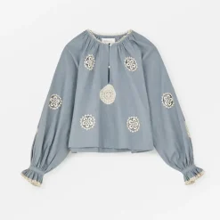 Skall Studio - Blouse Loretta - Bleu