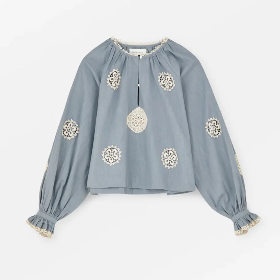 Skall Studio - Blouse Loretta - Bleu