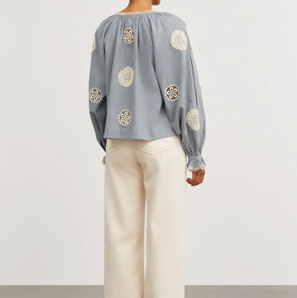 Skall Studio - Blouse Loretta - Bleu
