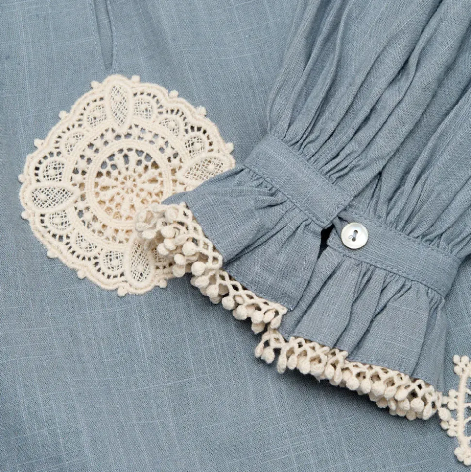 Skall Studio - Blouse Loretta - Bleu