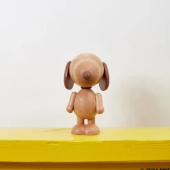 Snoopy en bois de chêne