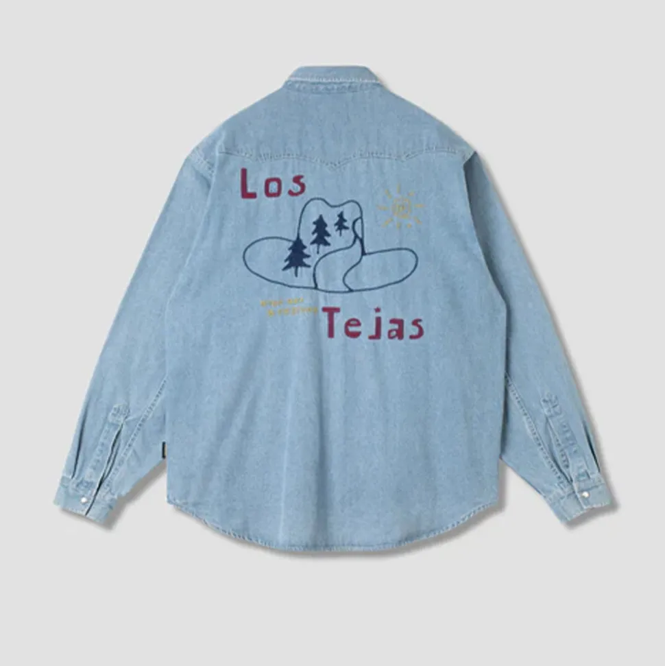 Stan Ray - Chemise Western - Bleu