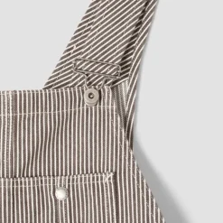 Stan Ray - Salopette Earls Bib - Marron Rayures