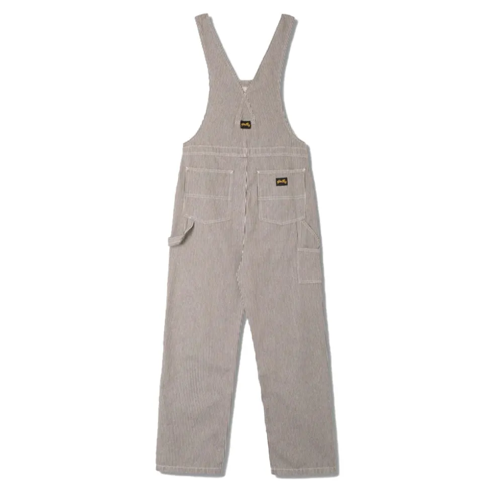 Stan Ray - Salopette Earls Bib - Marron Rayures