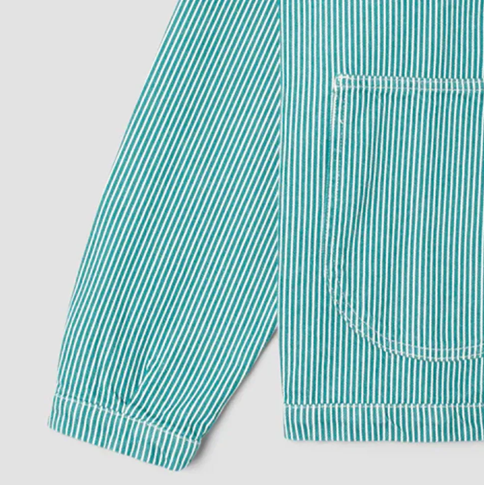 Stan Ray - Veste Coverall - Vert Rayures
