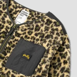 Stan Ray - Veste Fleece Cardigan - Leopard Camo