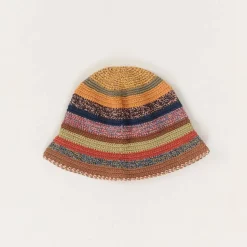 Story MFG - Chapeau Brew Rayé - Orange