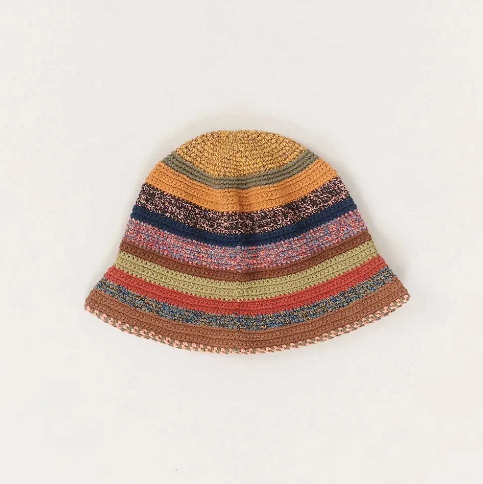 Story MFG - Chapeau Brew Rayé - Orange